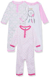 Hudson Baby Unisex Baby Cotton Coveralls Dream Catcher, 3-6 Months