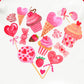 Tkria Baby Girl Shirt Heart Love Cake Valentine Day Top Shirt Kids Girl Long Sleeve Outfits Love Candy Toddler Outfit 3T