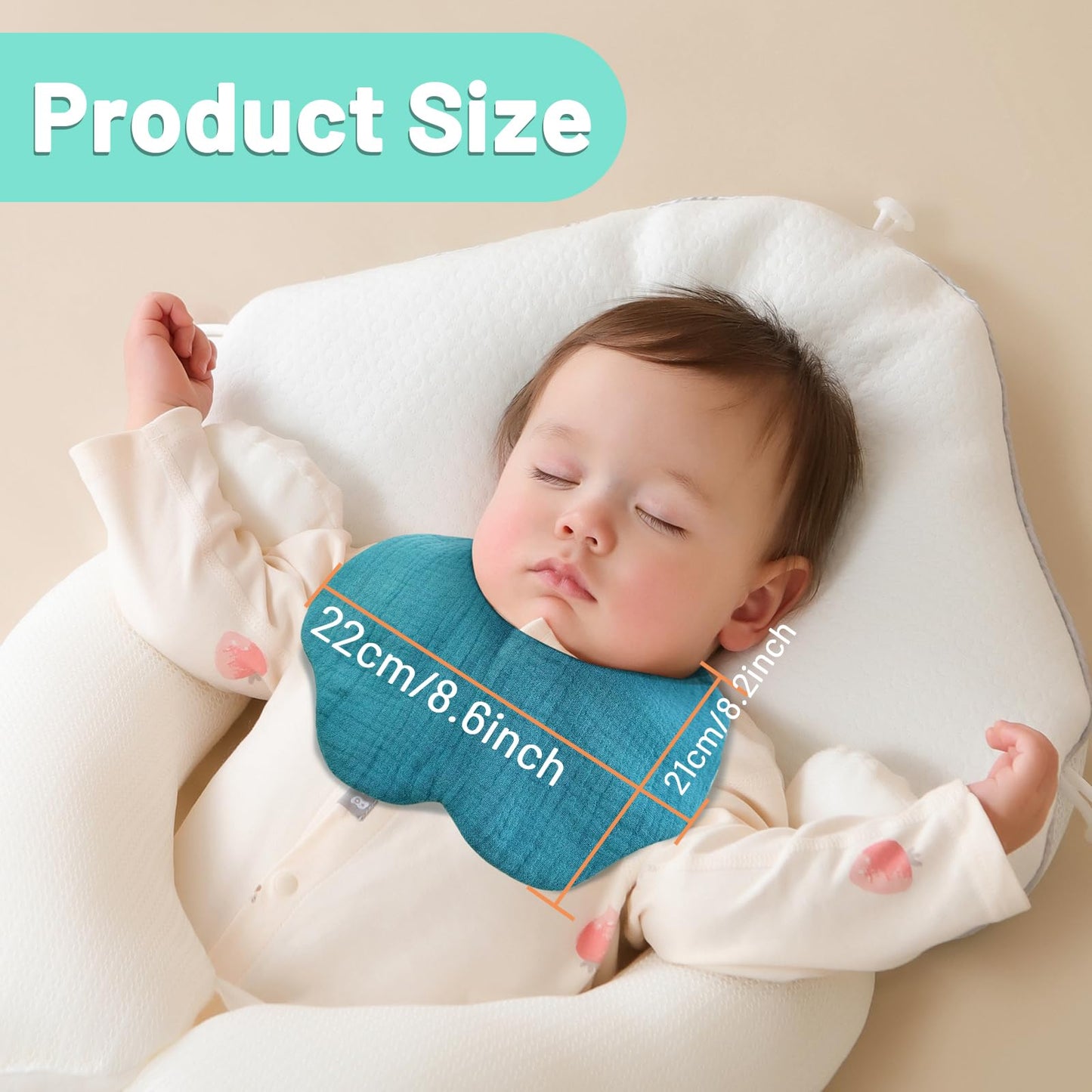 Elliehouse Baby Bibs For Girls & Boys - 10 Pack Drool Teething Muslin Bibs - Soft, Absorbent, Unisex - Infant Toddler Essentials