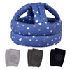 Toraso Baby Helmet & Baby Knee Pads For Crawling,Infant Helmet & Walking Baby Helmet,For Age 6-36 Months,Blue Shapes(A)