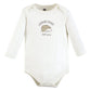 Hudson Baby Unisex Baby Cotton Long-Sleeve Bodysuits Forest Fox, 18-24 Months