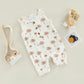 Ciycuit Baby Boy Sleeveless Romper Newborn 0 3 6 9 12 Months Summer Clothes White 3-6 Months