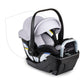 Britax Willow S Infant Car Seat with Alpine Base, ClickTight Technology, Rear Facing Car Seat with RightSize System, Glacier Ony