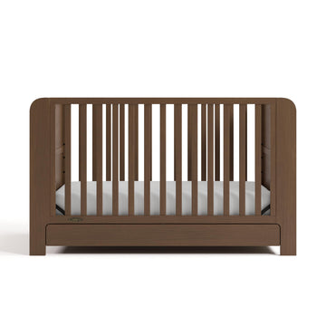 Graco Read-With-Me 4-In-1 Convertible Crib With Drawer (Hazelnut) - Greenguard Gold Certified Converts To Toddler Bed, Daybed, A
