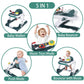Kinder King Baby Walker With Music & Lights, 5 In 1 Baby Bouncer Activity Walker, Adjustable Height & Seat, Learning-Seated & To