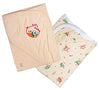 Sathiyas Akash 100% Cotton Baby Towels  Pack Of 2 (Cream)