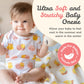 The Wee Bean Organic Cotton Onesie Baby Bodysuit, Soft Onesies Made From Organic Cotton, Skin-Friendly Clothes For Babies And To