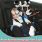 GKDOMS Baby Spiral Hanging Stroller and Car Seat Toys Black and White High Contrast Sensory Toy Newborn Plush Activity Toys Than