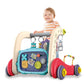 3 In 1 Baby Play Mat Baby Gym, Floor Activity Center And Infant Baby Walker- Toddler Push Walker, Play Piano Tummy Time,Boy & Gi