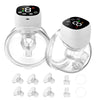 Nonlet Hands Free Breast Pump, Wearable Breastfeeding Pump 3 Modes & 9 Levels, Low Noise Electric Portable Breast Pumps With Led