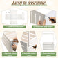 Suzile Wooden Baby Shower Crate Closet, Baby Basket With Handle Baby Storage Crate Hamper, Baby Shower Wooden Gift Crate, Baby P