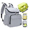 Diaper Backpack For Mom And Dad - Stylish Designer Diaper Bag For Women And Men, Boys And Girls - Baby Bookbag Includes Changing