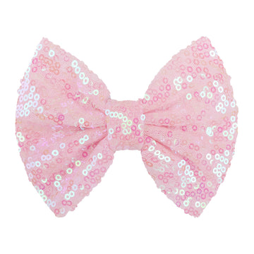 Lanmerry Hair Bows Clips, 5 Inches Sequins Large Bow With Alligator Clip For Girls, Hair Accessories For Women Teens Babies Todd