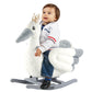 Rocking Horse, Baby Animal Rocker, Rocking Horse with Seat, Ride on Horse, Plush Rocking Horse, Wooden Rocking Horse for Toddler