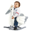 Rocking Horse, Baby Animal Rocker, Rocking Horse with Seat, Ride on Horse, Plush Rocking Horse, Wooden Rocking Horse for Toddler