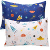 Kids Toddler Pillowcases - 2 Pack 1 Pillow Cover Pillowslip Case Fits Pillows Sizesd 13 X 18 Or 12X 16 For Kids Bedding Pillow C