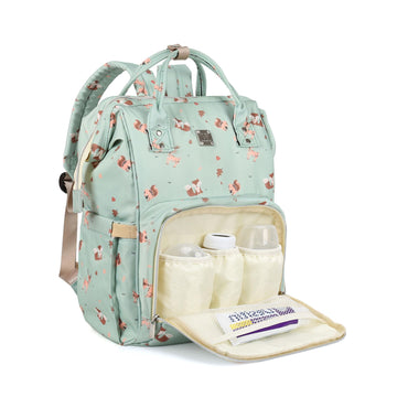 Camillemma Diaper Backpack For Mom Dad Baby Care, Maternity Nappy Baby Bags For Boys Girls Large Green