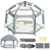 Baby Playpen With Mat - Play Pen For Babies And Toddlers With Balls - Playards With Mat And Accessories - Sport Playpen - Discov