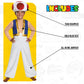 Disguise Toad Deluxe Costume For Kids, Official Nintendo Super Mario Halloween Costume, Medium (7-8)