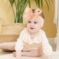 Doboi Baby Girl Headbands, 12Pcs Nylon Headbands With Big Baby Bows, Hair Accessories For Infant Newborn Toddler