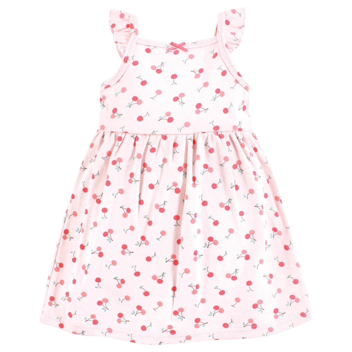 Hudson Baby Baby Girls Cotton Dresses, Cherry Sweet, 18-24 Months
