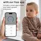 Grownsy Smart Baby/Pet Scale,Digital Baby Weight Scale With App For Tracking Growth Of Infant, Toddler,Puppy,And Cat-Supports Up