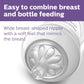 Philips Avent Natural Baby Bottle With Natural Response Nipple, Clear, 11Oz, 4Pk, Scy906/04