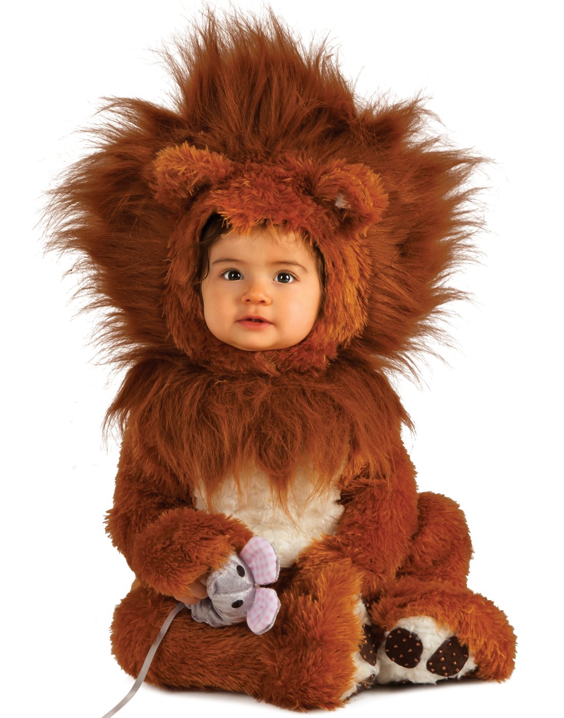 Rubie'S Unisex-Baby Infant Noah Ark Lion Cub Romper, Brown/Beige, 0-6 Months
