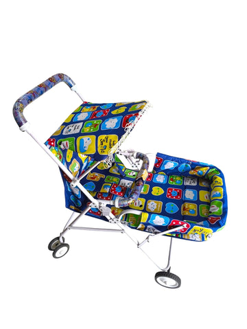 Ezaakart Baby Stroller/Pram for 0 to 3 Years, New Born/Toddler/Kid, Lightweight, Adjustable backrest, 360 Swivel Wheel, Large St