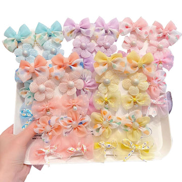 Ewanda store 50 Pcs Baby Girls Hair Clips,Childrens Bow Hair Clips,Baby Flower Clip,Girls Hairpins Barrettes Hair Accessories