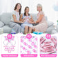 Zyflsq 144 Pieces Baby Shower Decorations Sets, 48 Baby Shower Pacifiers Necklace, 48 Mini Acrylic Pacifiers Charm And 48 Clothe