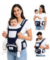 Stayleaf 6 in 1 Baby Carrier with Hipseat | Adjustable Baby Carry Bag for 0 to 3 Year| Baby Carrying Bag for New Born to Toddler