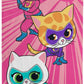 Disney Super Kitties Bath Pool Beach Towel - Kids Super Soft & Absorbent 100% Cotton Towel With Bitsy, Ginny And Sparks, Measure