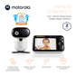 Motorola Nursery Pip1510 Connect Baby Monitor Camera, 5', Wifi, Wall Mount, Hd 1080P, 1000Ft Range, 2-Way Audio, Pan/Tilt/Zoom,