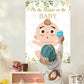 Sietdeseo Pin The Pacifier On The Baby Game - 48 Pcs Stickers, Large Eucalyptus Poster For Kids Birthday, Baby Shower Party Supp