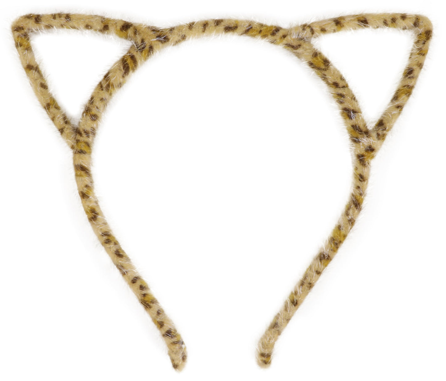 Bonnie Z. Leonardo Furry Cat Ears Headband Golden Leopard