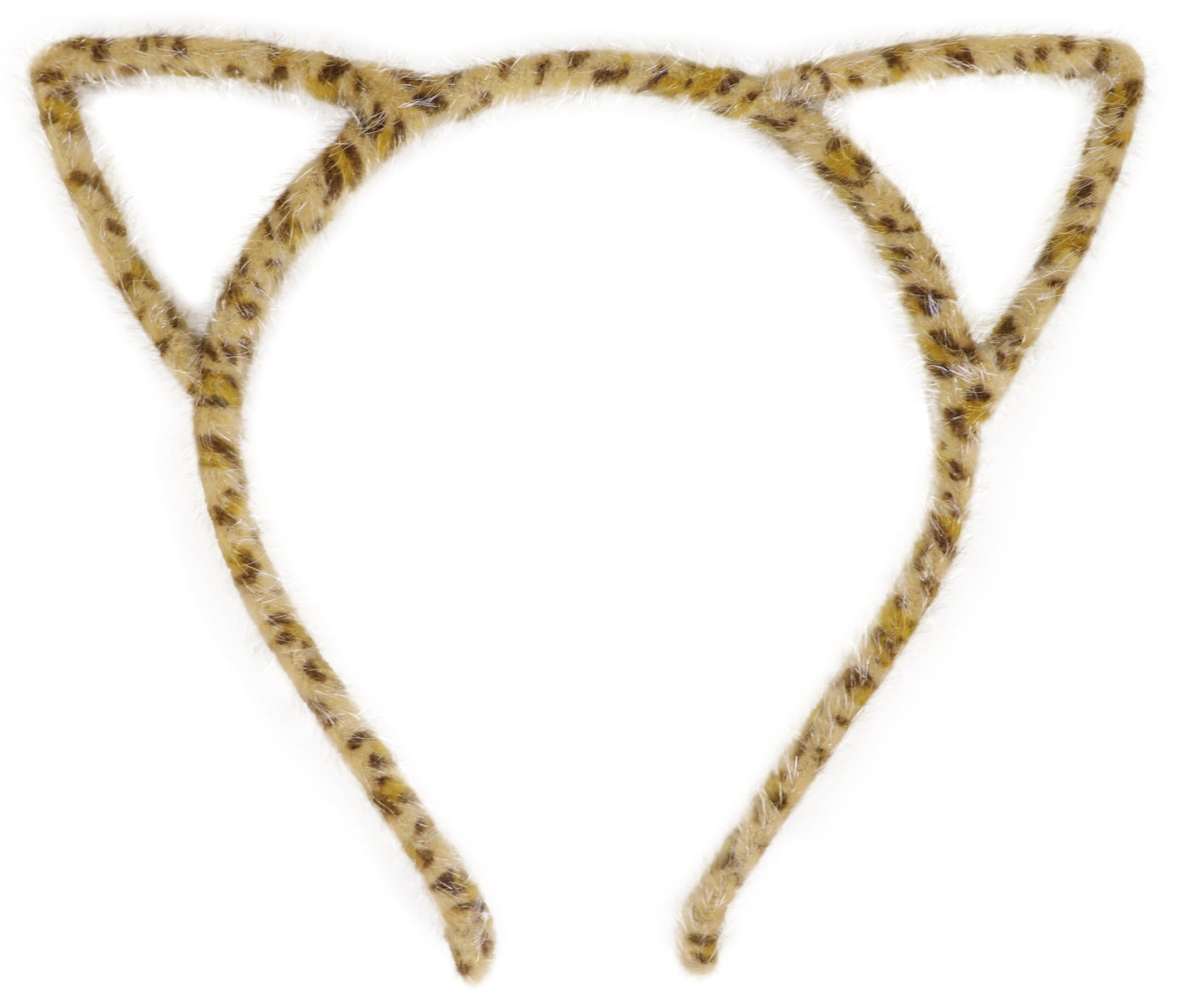 Bonnie Z. Leonardo Furry Cat Ears Headband Golden Leopard