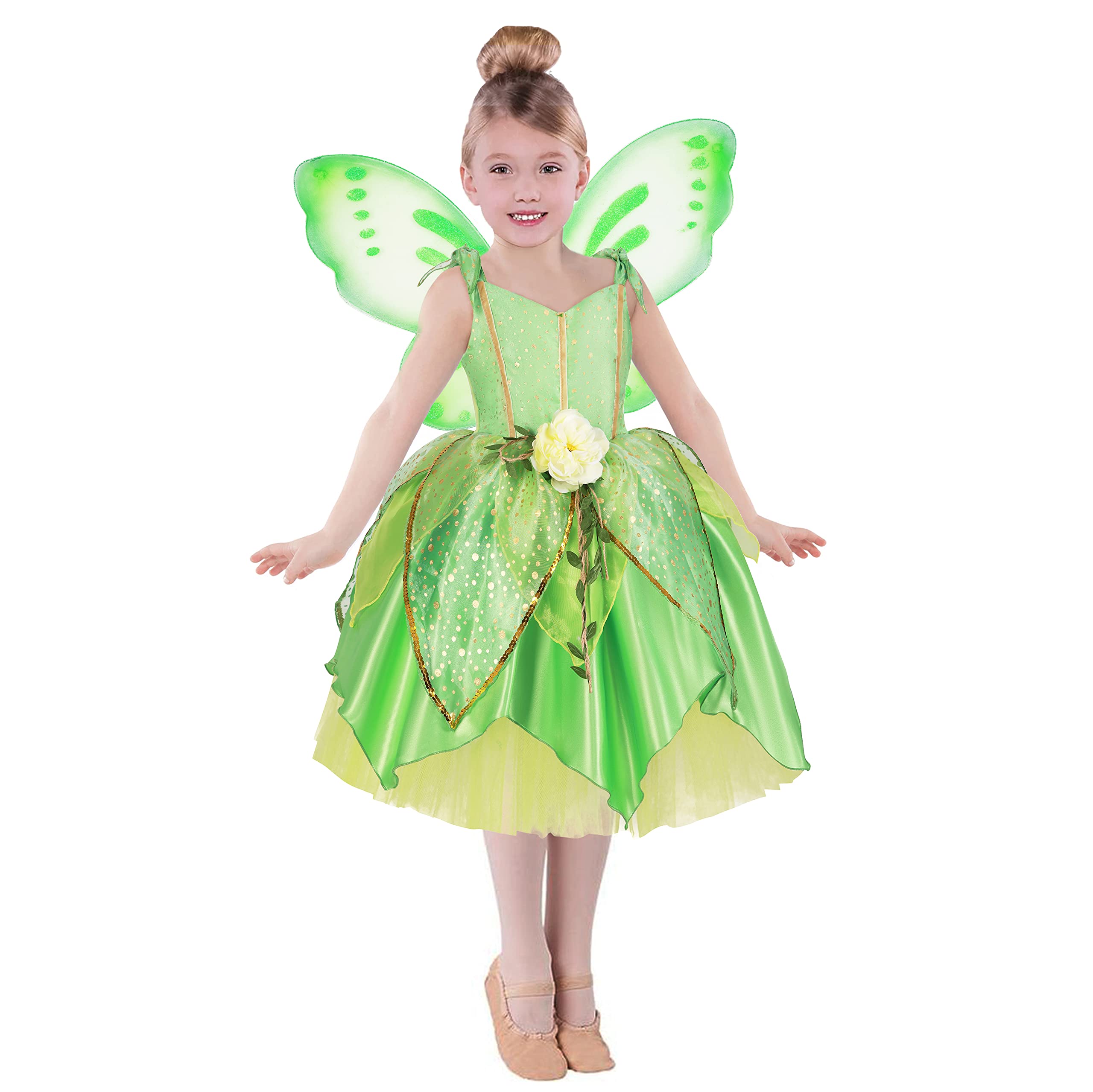 Mdycw Princess Tinker Bell Costume For Toddler Girls, Birthday Party Fairy Dress WBBAPB0BG87CZDK