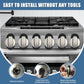 Silicone Stove Knob Safety Locks Gas Stove Knob Covers - Child Proof Oven Knob Locks (6 Pack)