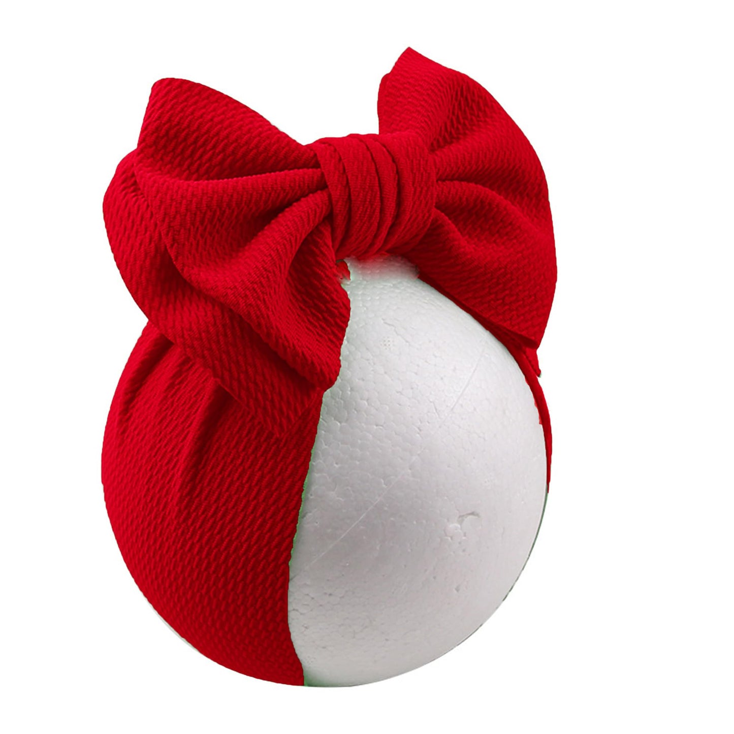 Lddcx Bows For Baby Girls Headband, Newborn Bows Headbands Baby Hair Bows Hairbands Hair Accessories.(Fd104) (Red Green)