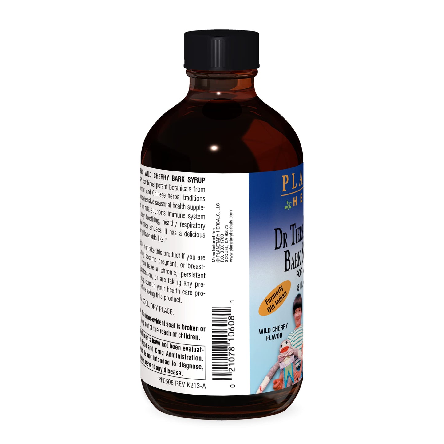 Planetary Herbalswild Cherry Bark Syrup For Kids - 8 Ounces