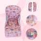 High Chair Pad, High Chair Cushion, Seat Cushion Breathable Pad, Cute Pattern,Comfortable Seat Belt Design, Soft And Comfortable