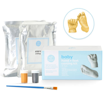 Chuckle - Baby Handprint & Footprint Casting Kit, 3D Moulding Gift Set, Memories, Keepsakes, For Kids Or Newborn, Baby Shower Pr
