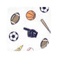 Hudson Baby Unisex Baby Flannel Cotton Washcloths, Sports Fan 12 Pack, One Size