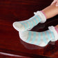 Rative Non Skid Anti Slip Cotton Dress Crew Socks With Grips For Baby Infant Toddler Kids Girls (0-6 Months, Rg-92X)
