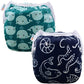 Alvababy Baby Swim Diapers 2Pcs Reuseable Washable & Adjustable For Swimming Lesson & Large Size Baby Boy Zsw18-21
