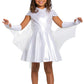 Disguise How To Train Your Dragon Girls Light Fury Classic Costume Size 7/8, White