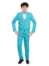 Jeetethnics Boys Blue Coat Suit Set With Waistcoat Shirt And Trousers (9088Q)