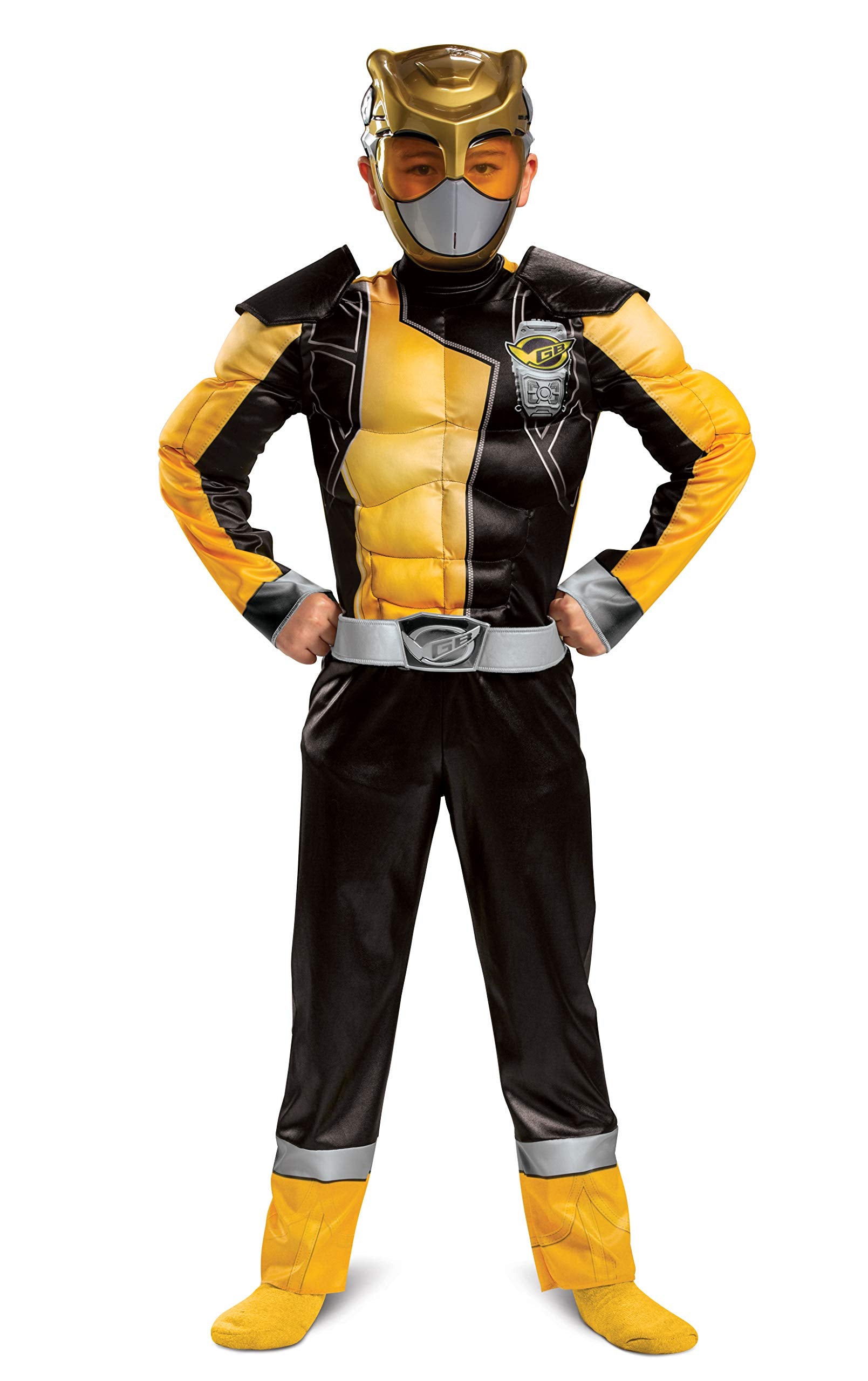 Gold Ranger Outfit For Kids, Beast Morphers Power Ranger Costume ...