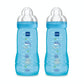 Mam 2 2nd Age 330ml Bottles 6 Months and + - Model: Boy